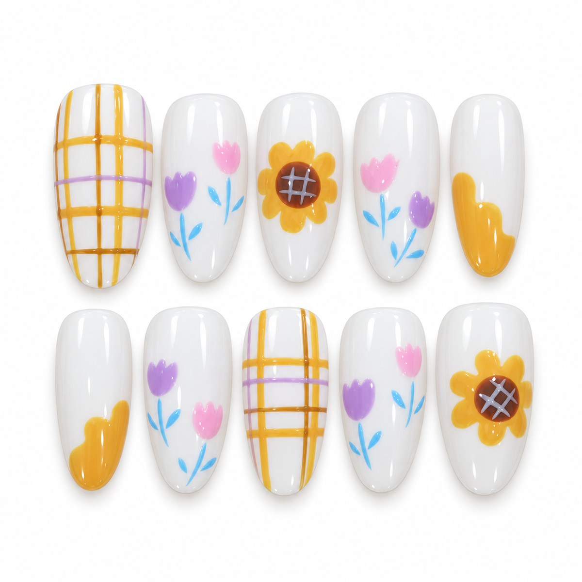 Sunny Garden Plaid