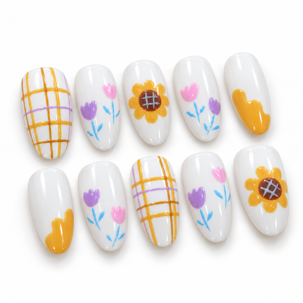 Sunny Garden Plaid