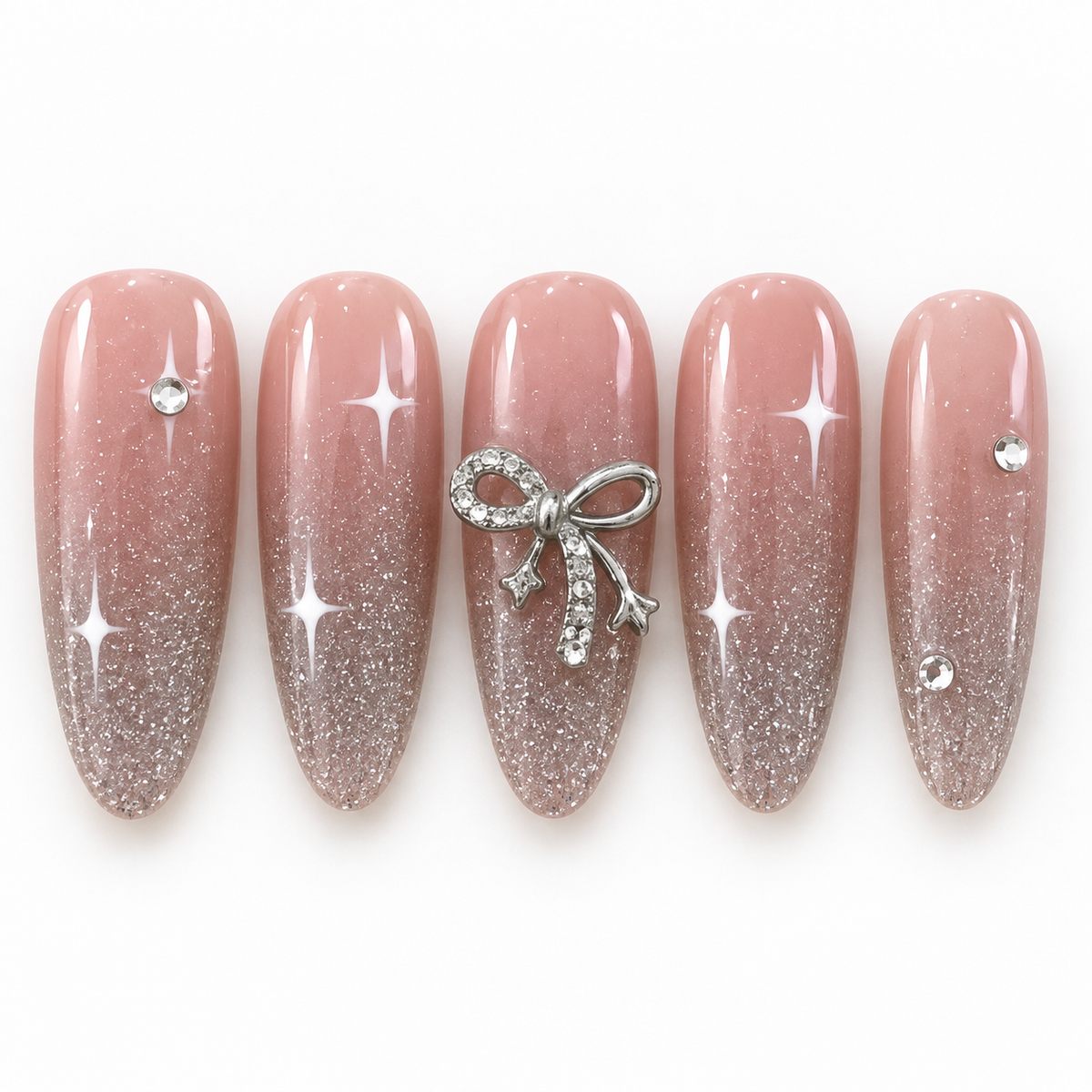 Silver Bow Sparkle