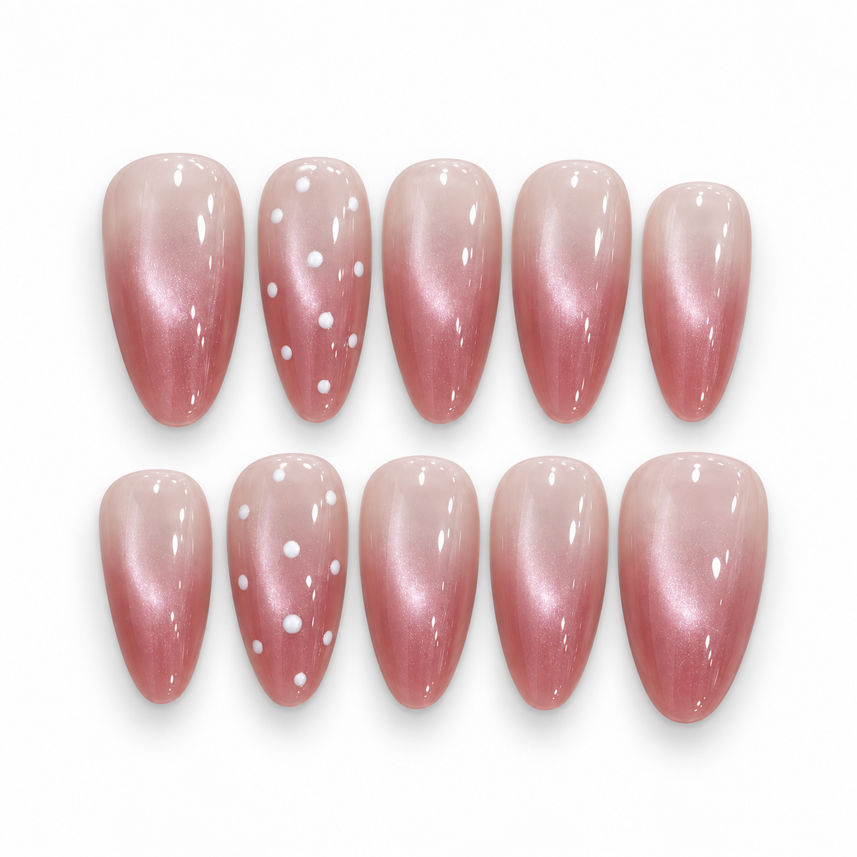 Rosy Pearl Dots