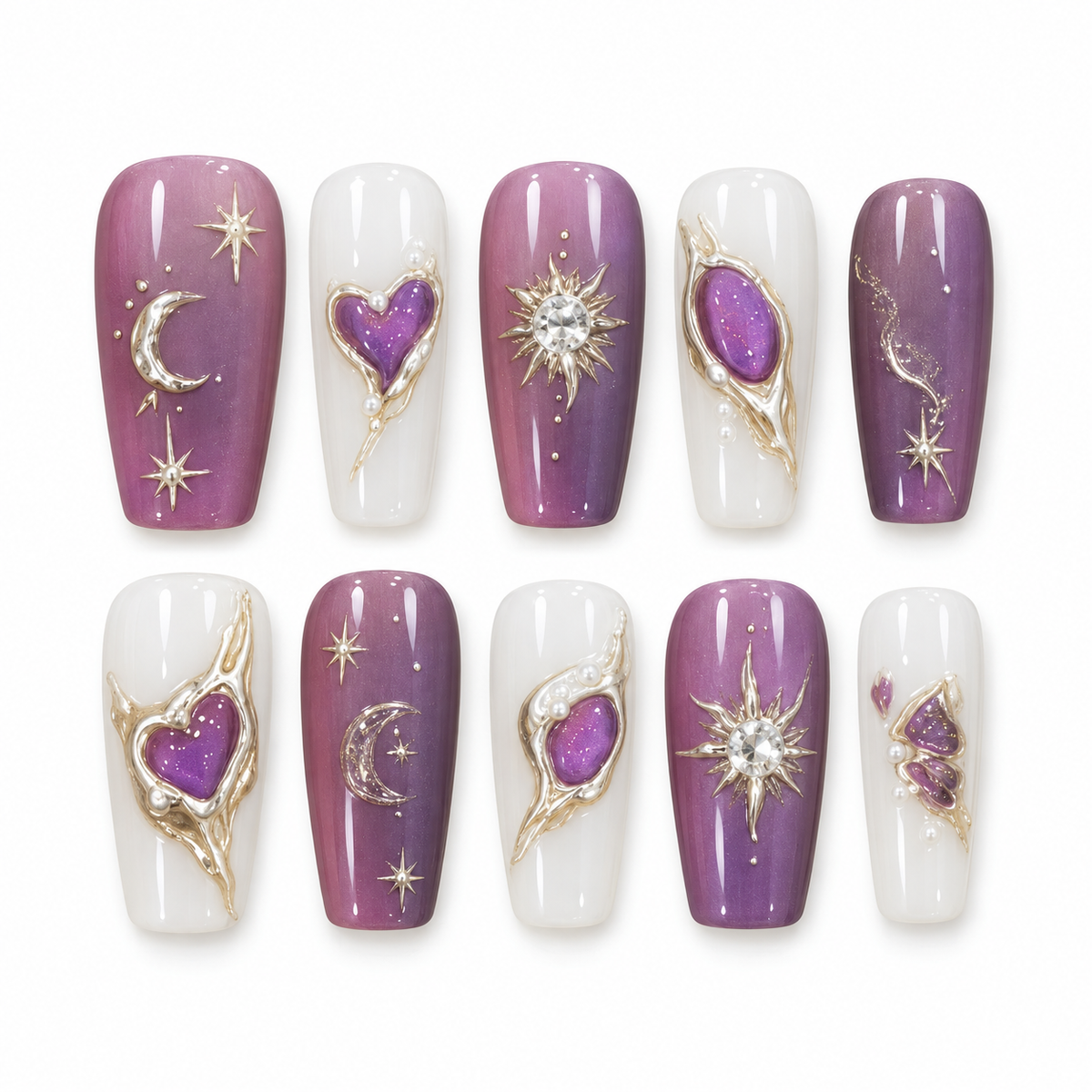Violet Celestial Heart