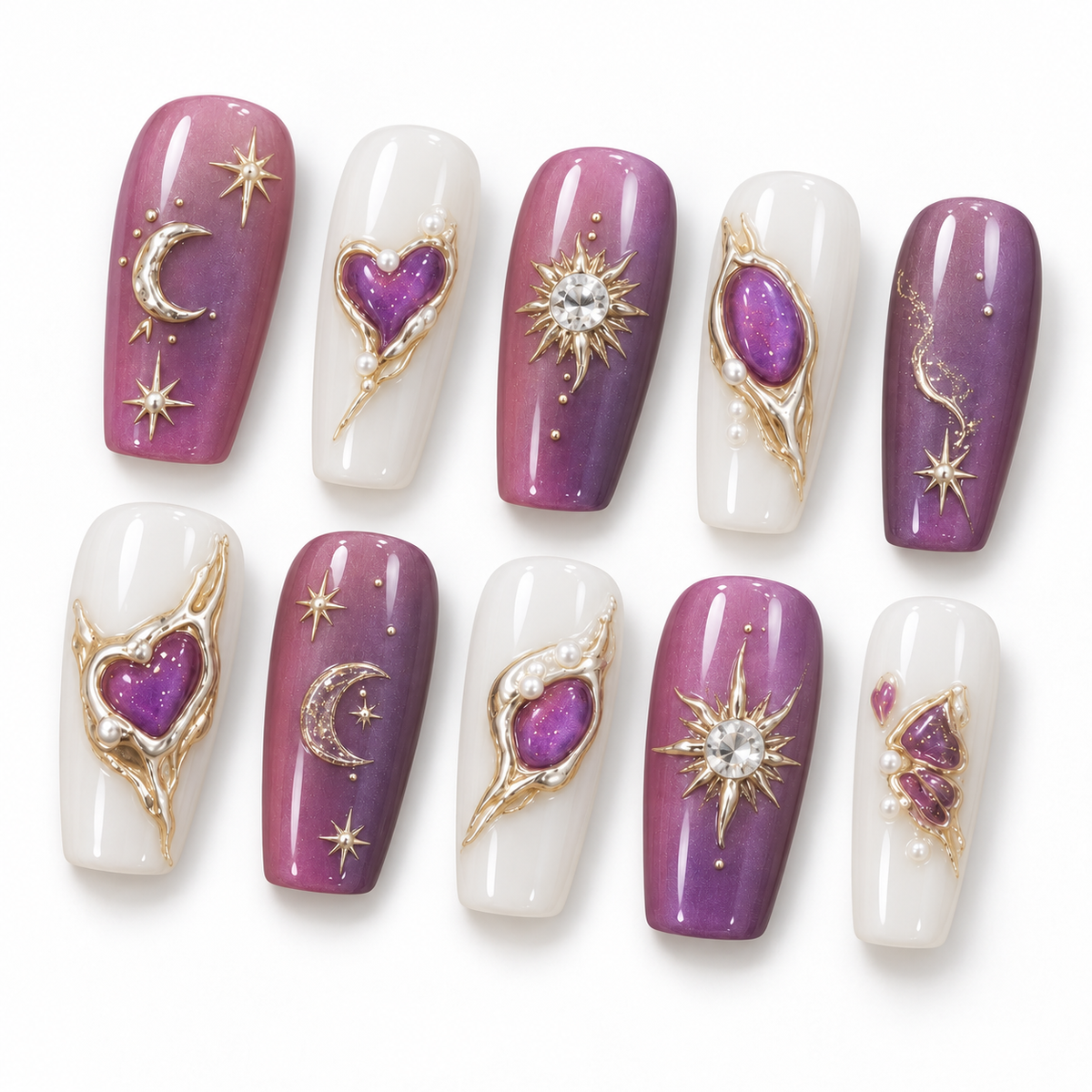 Violet Celestial Heart