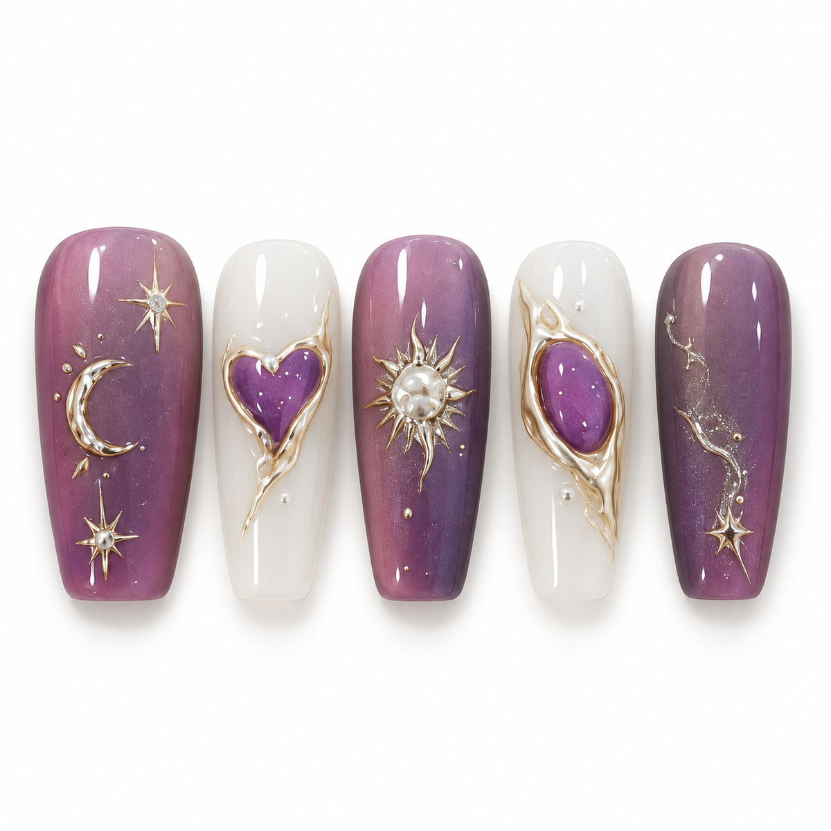 Violet Celestial Heart
