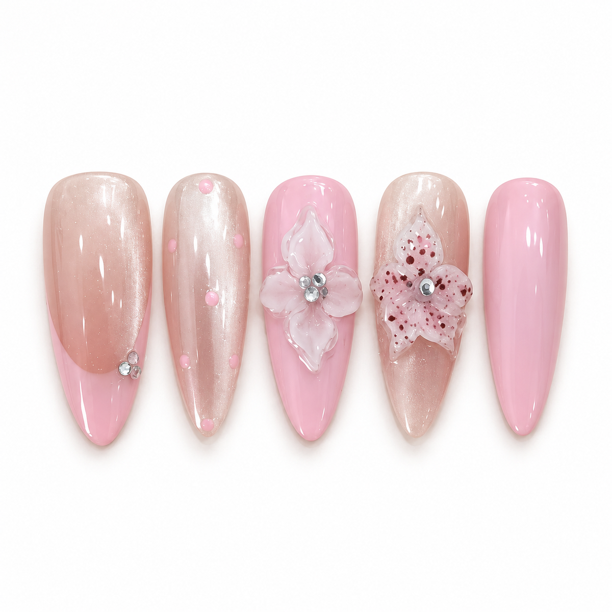 Blush Crystal Bloom