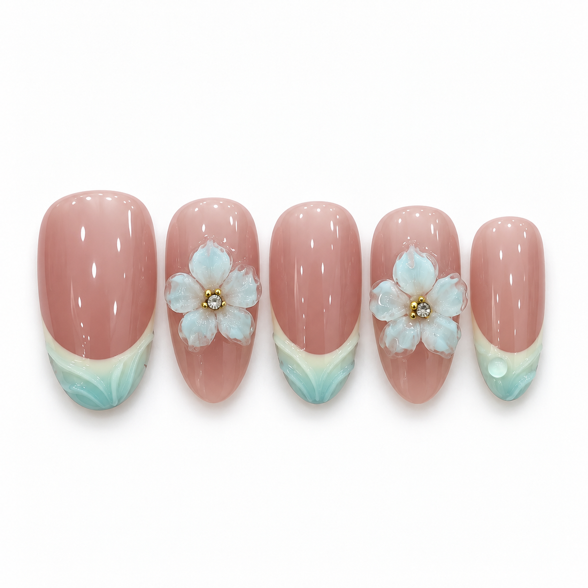 Aqua Petal Tips