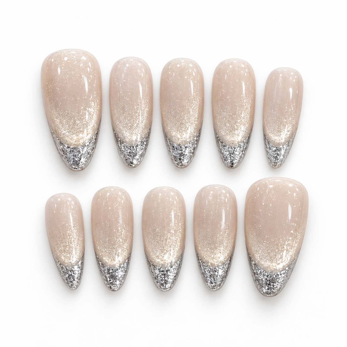 Silver Champagne Tips