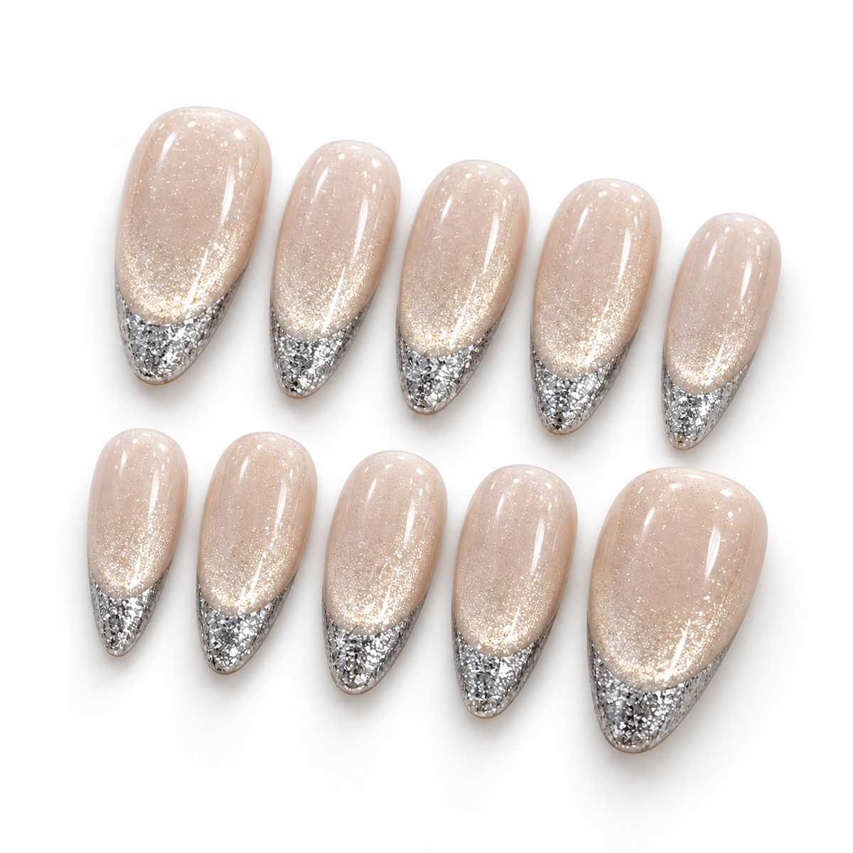 Silver Champagne Tips
