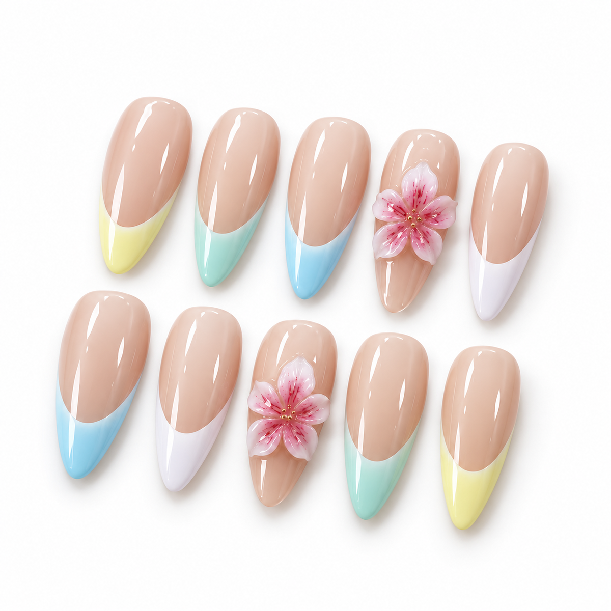 Pastel Petal Tips