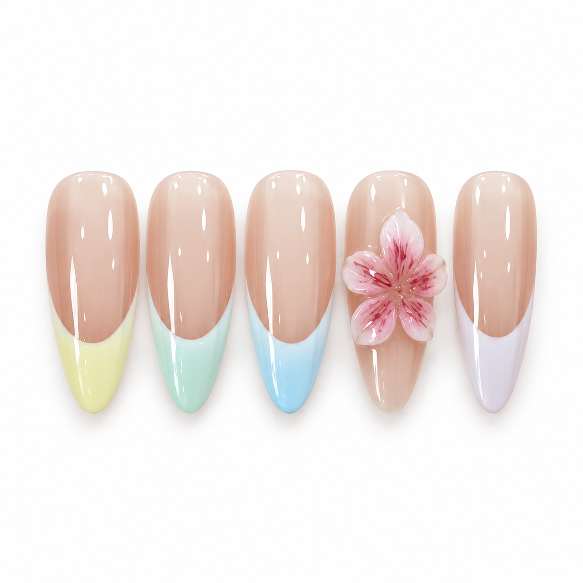 Pastel Petal Tips