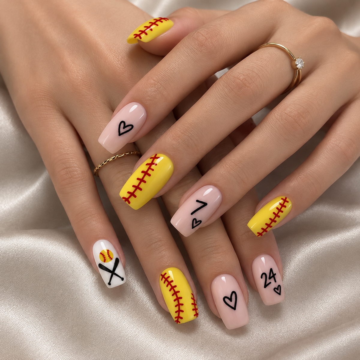 Softball Number Love