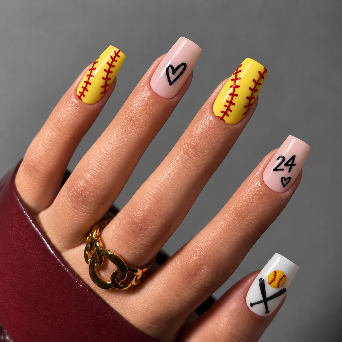 Softball Number Love