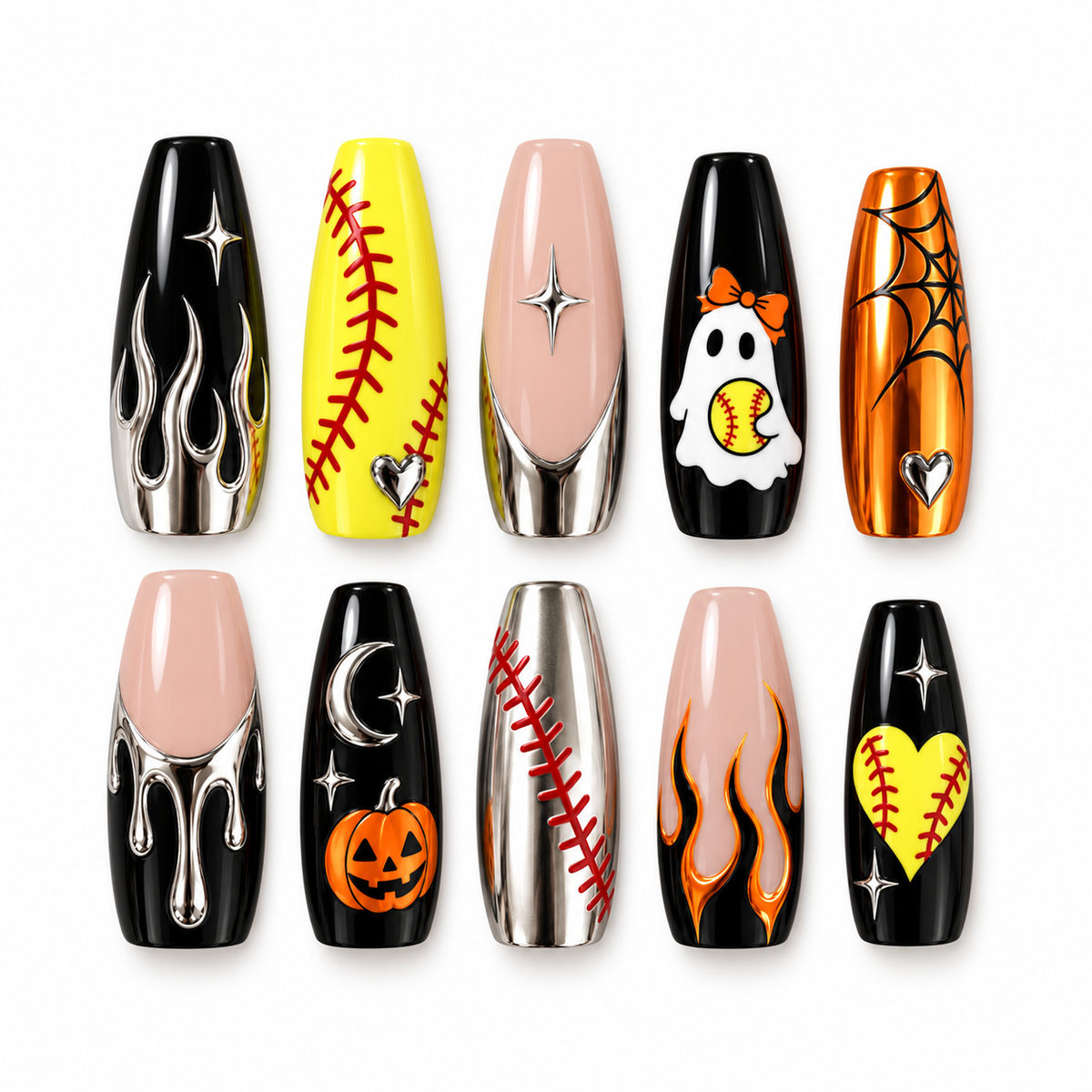 Softball Fire Spooky