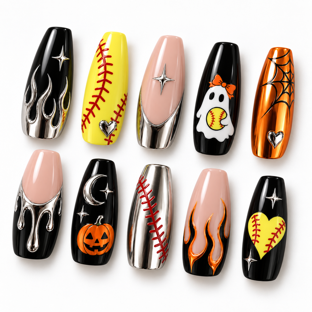 Softball Fire Spooky