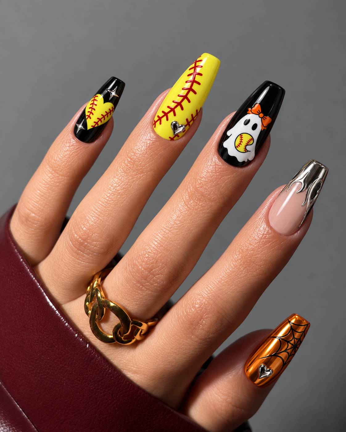 Softball Fire Spooky
