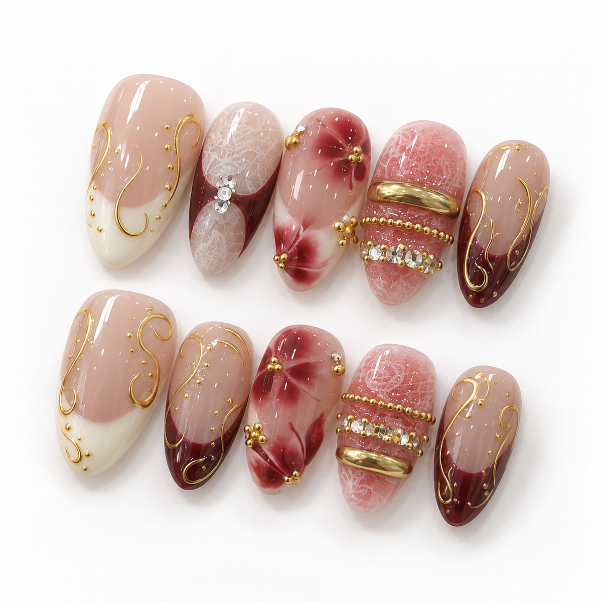 Garnet Gold Veil