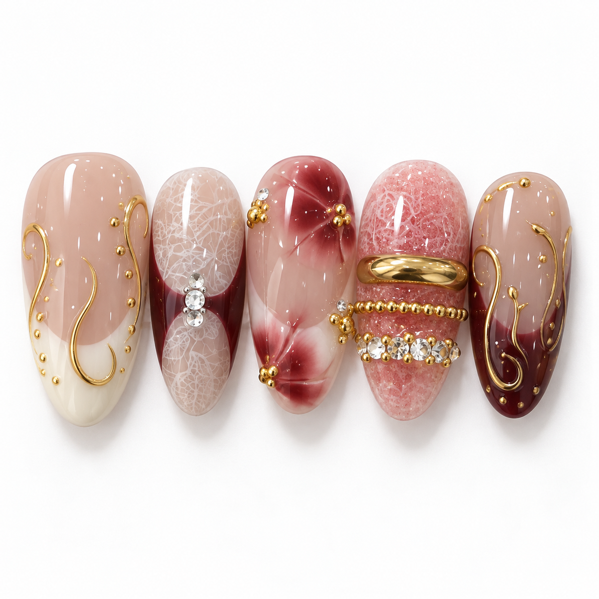 Garnet Gold Veil