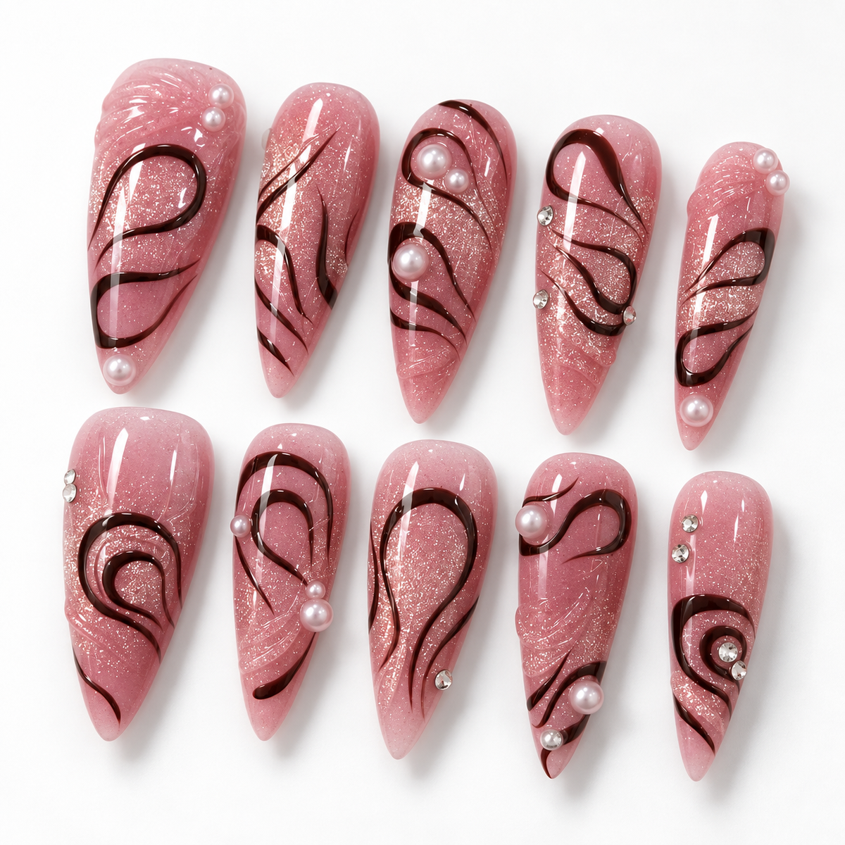 Rosé Pearl Swirl