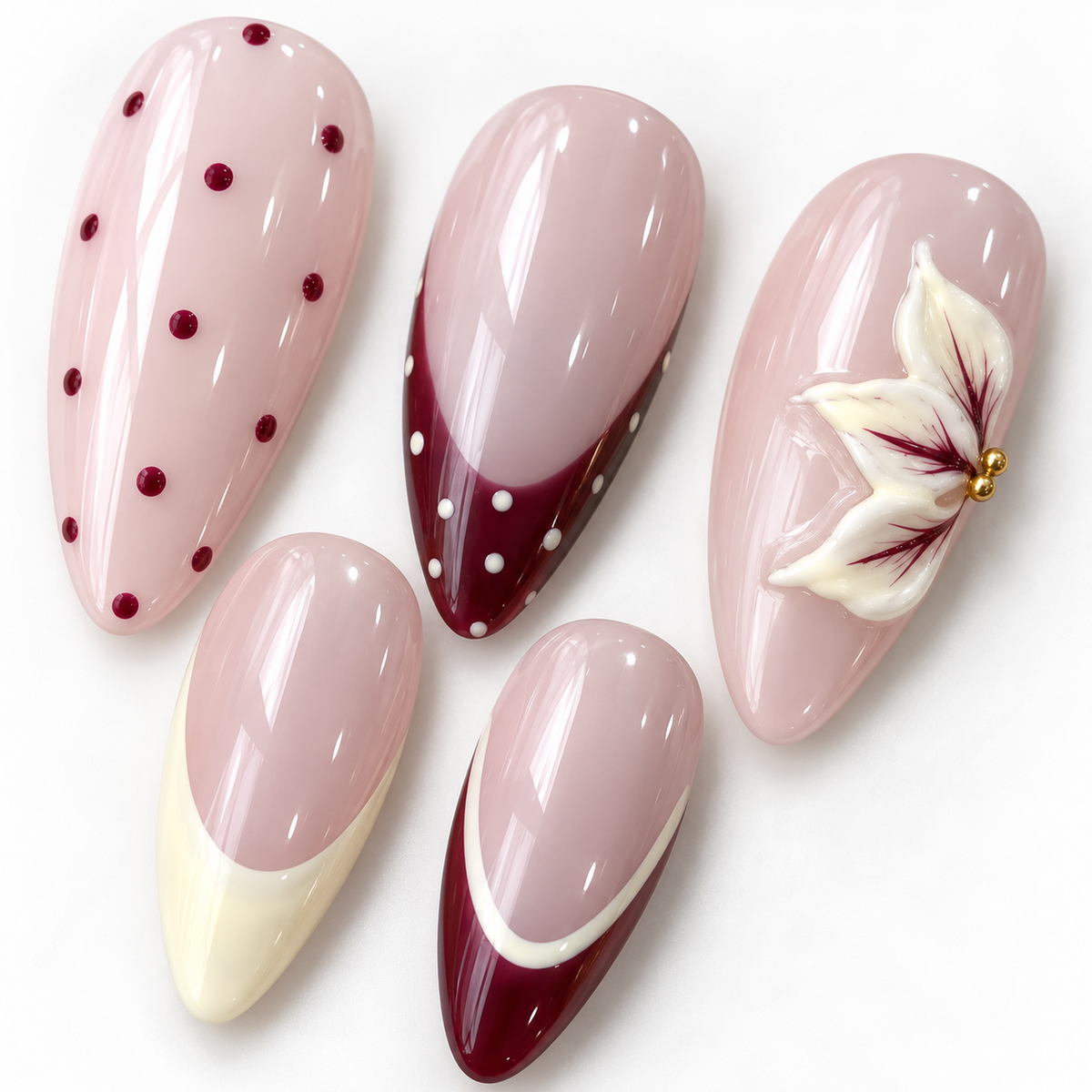 Burgundy Bloom French