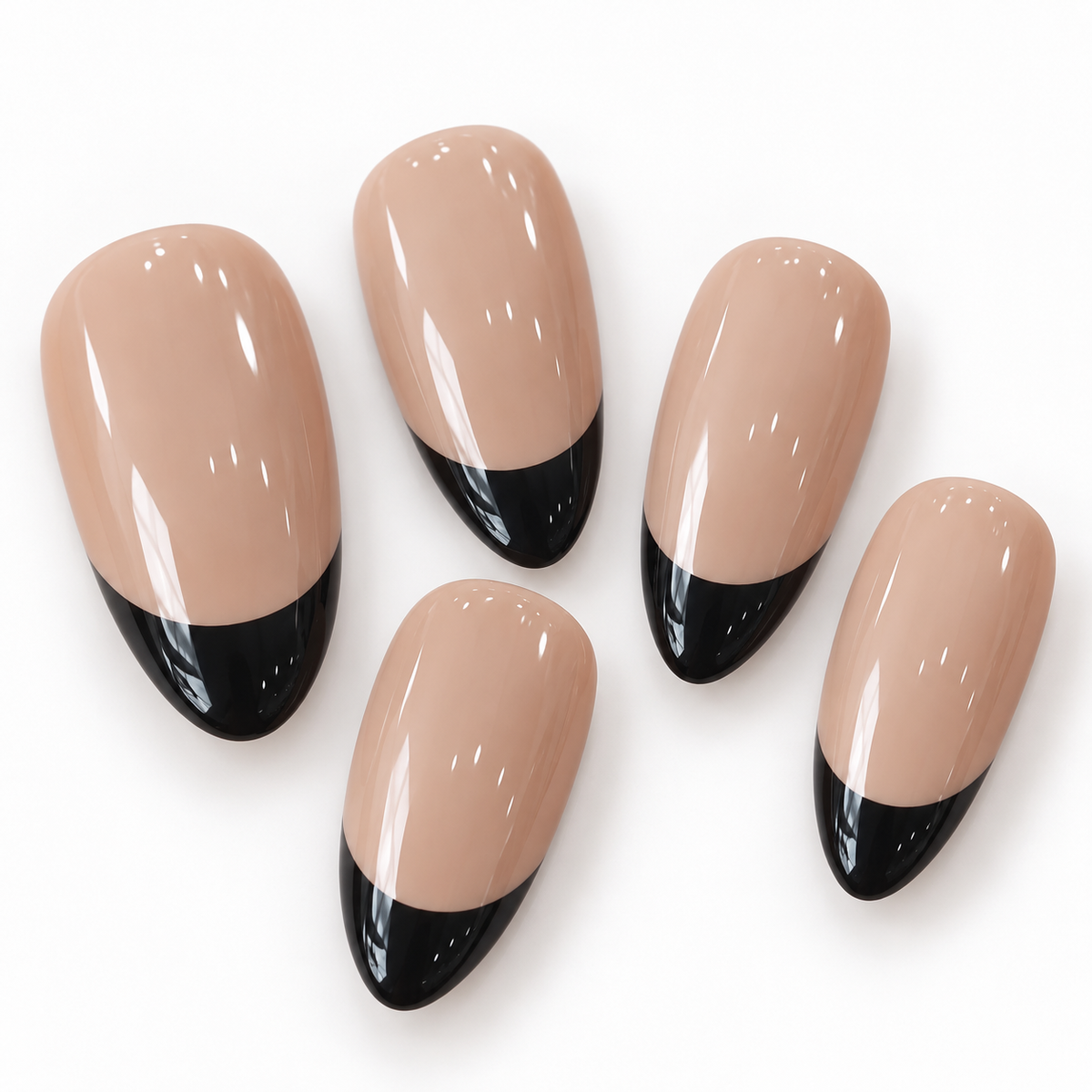 Nude Black Tips