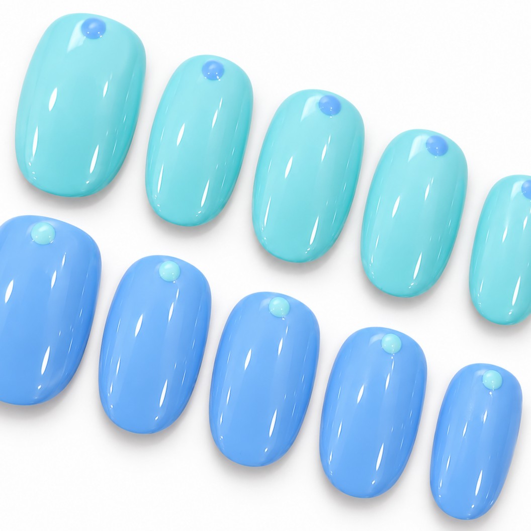 Aqua Blue Drops