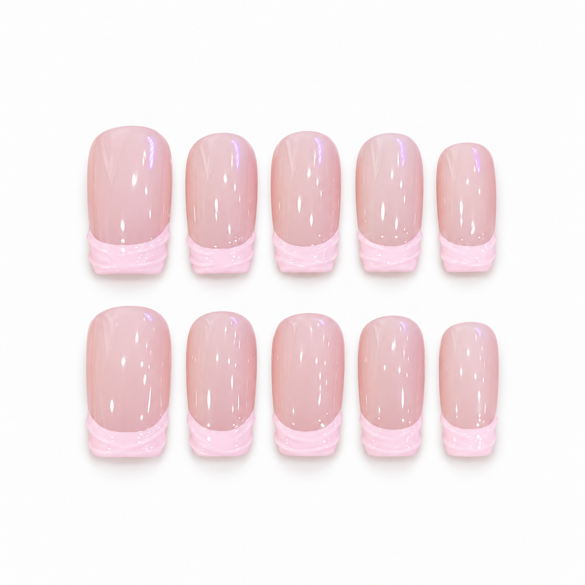 Pink Frost Tips