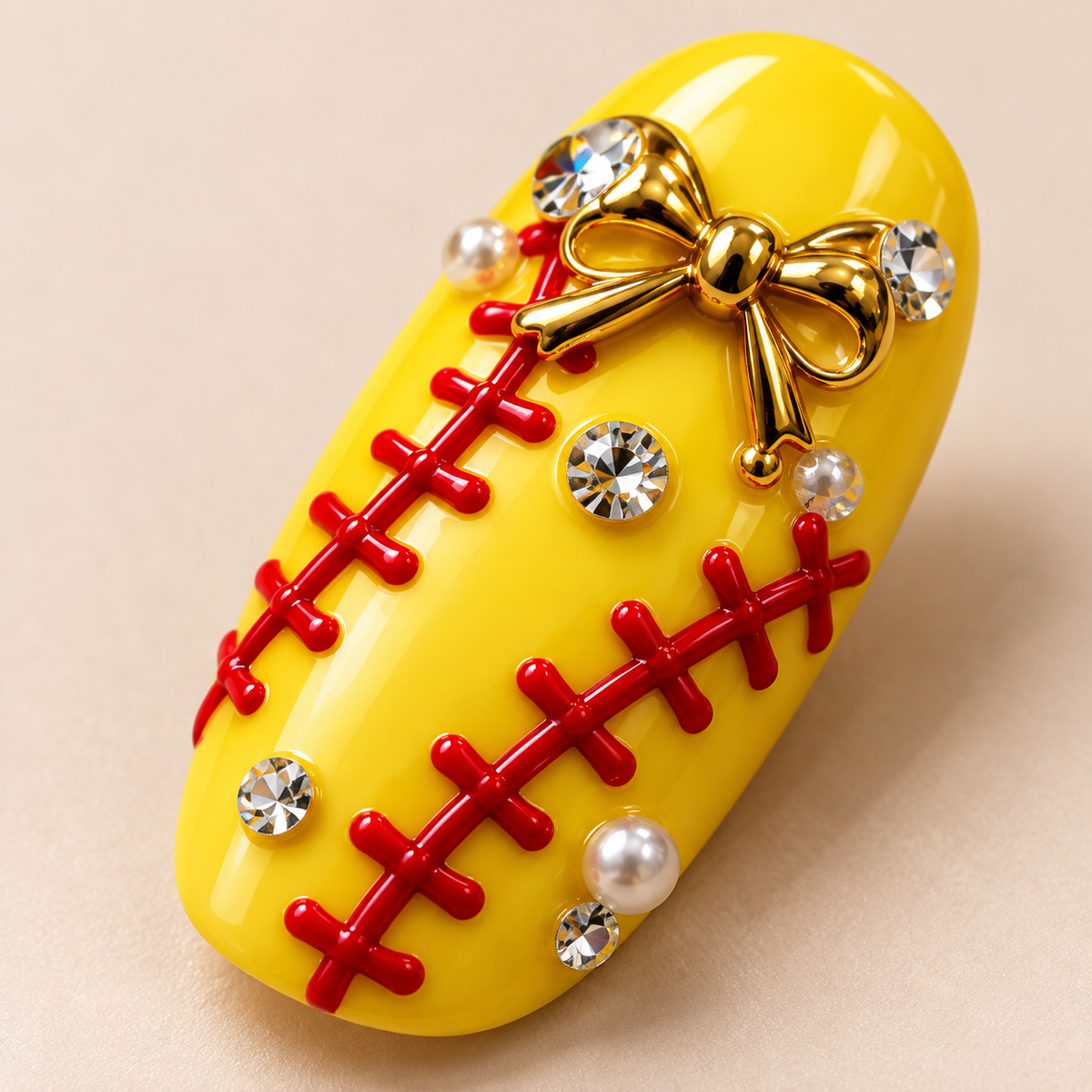 Solis Softball – Softball Mom Fuel 3D Press-On Nails
