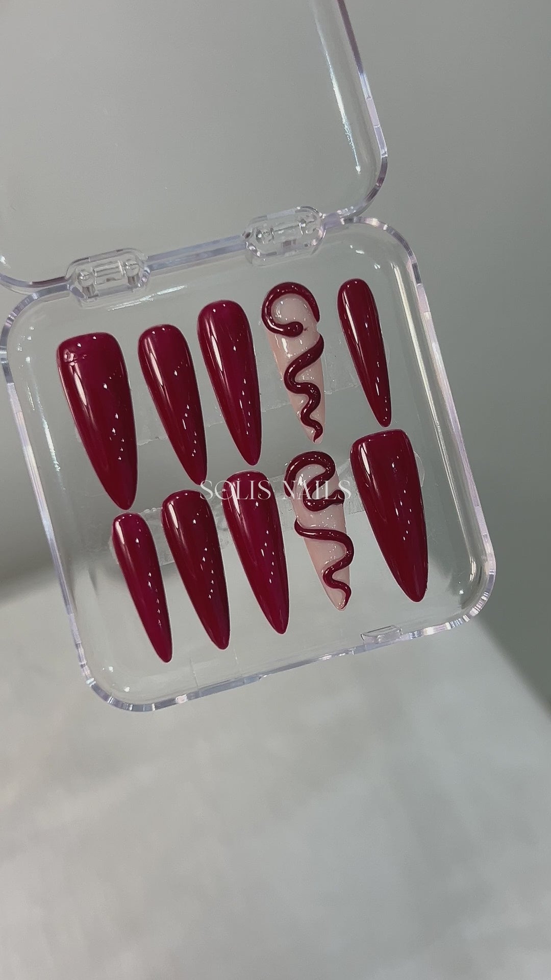 Load video: Burgundy Serpent