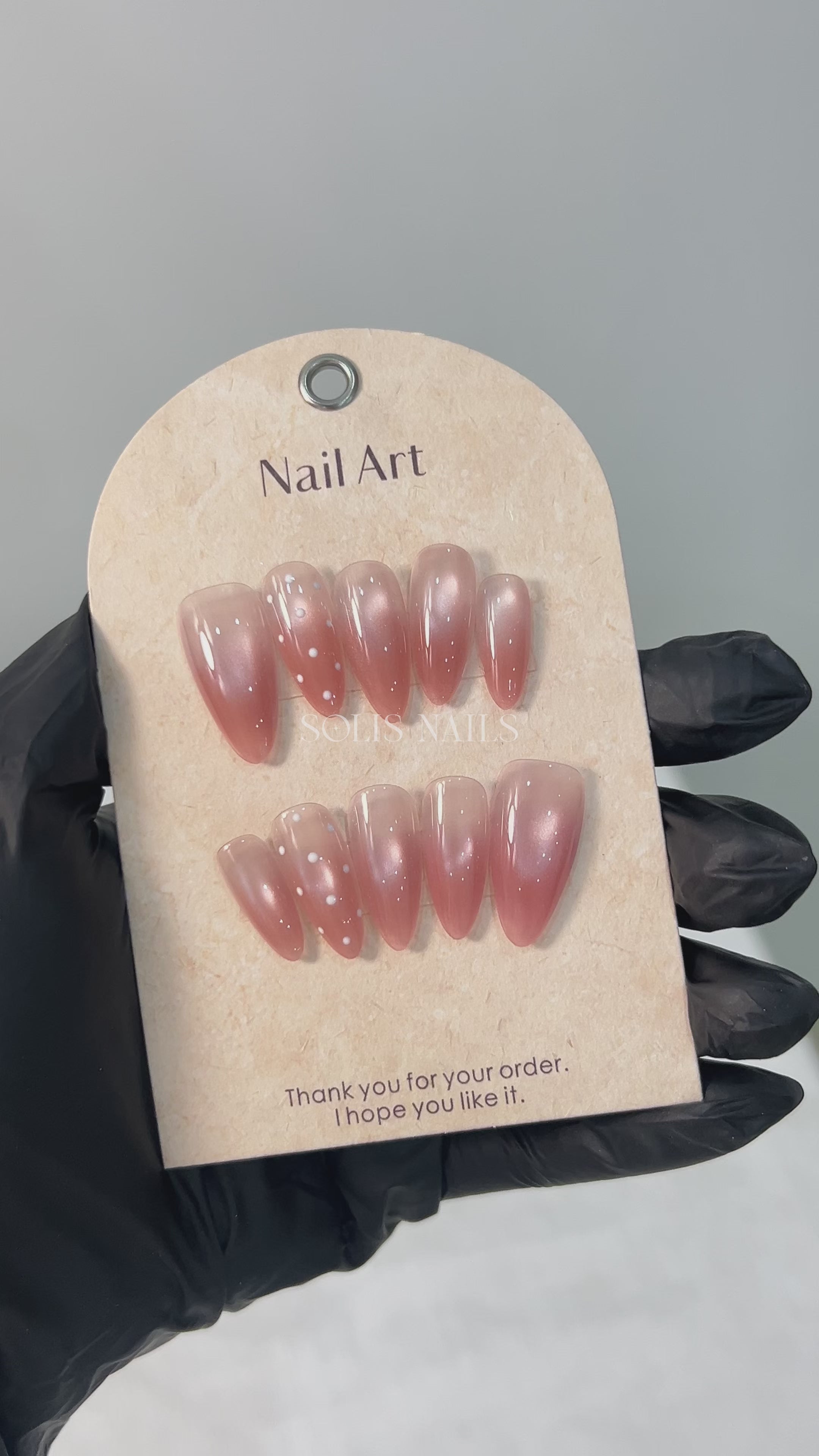 Rosy Pearl Dots
