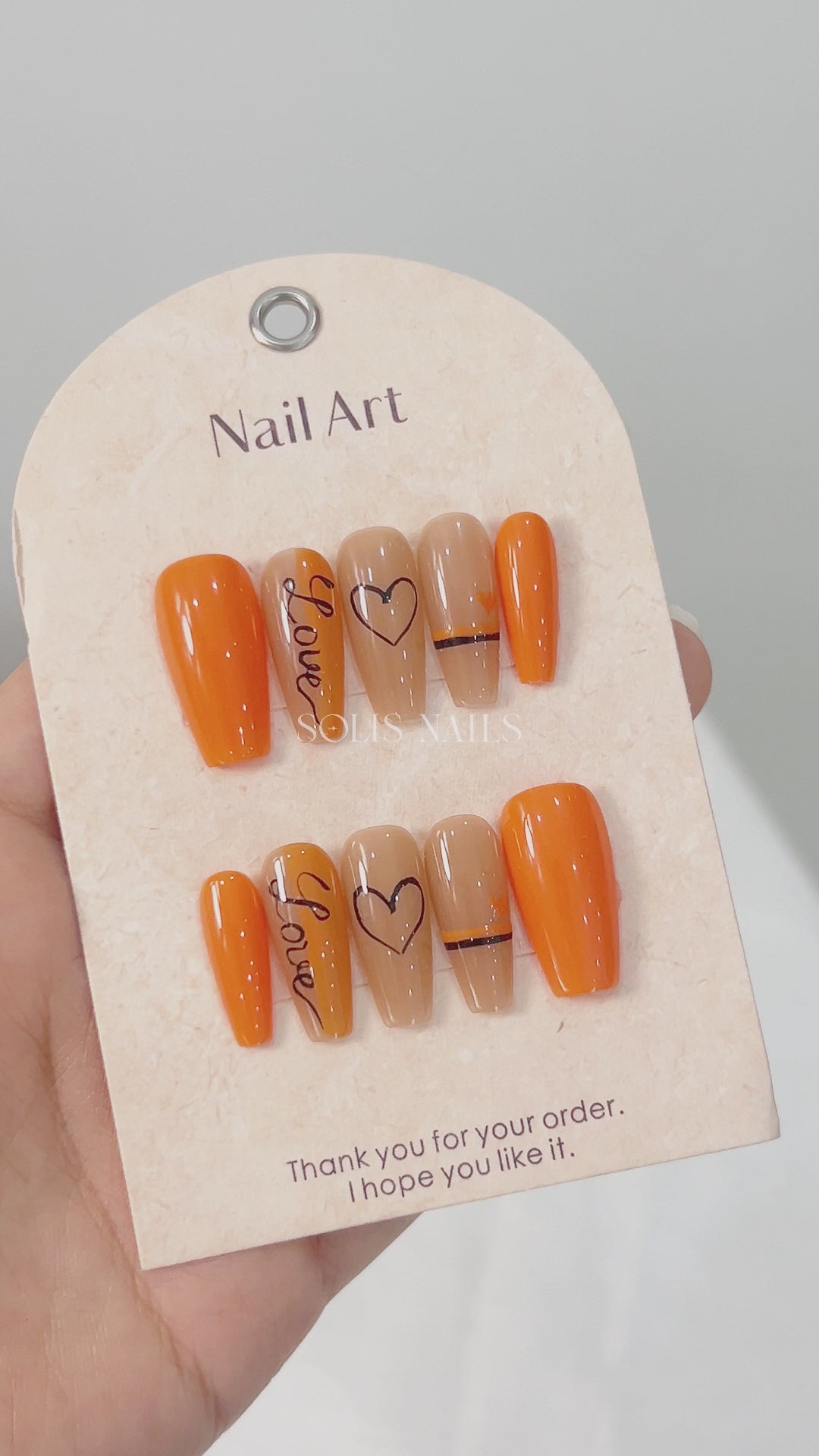 Load video: Orange Love Note