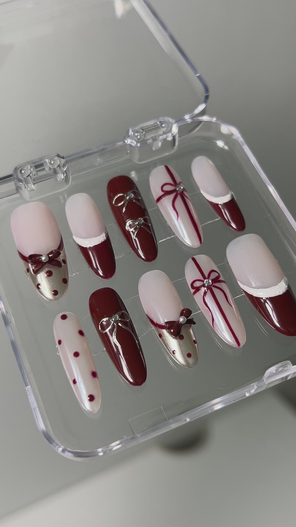 Load video: Burgundy Keepsake