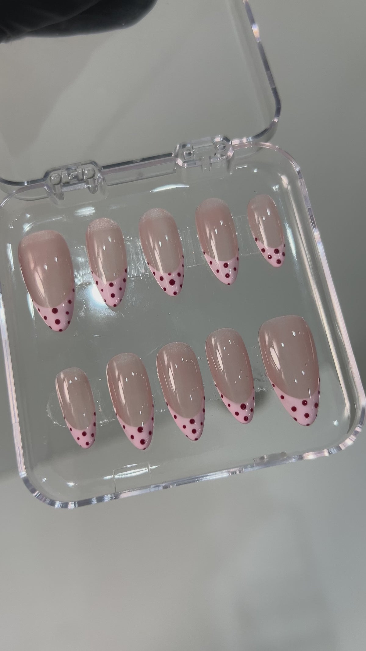 Load video: Cherry Blush Tips