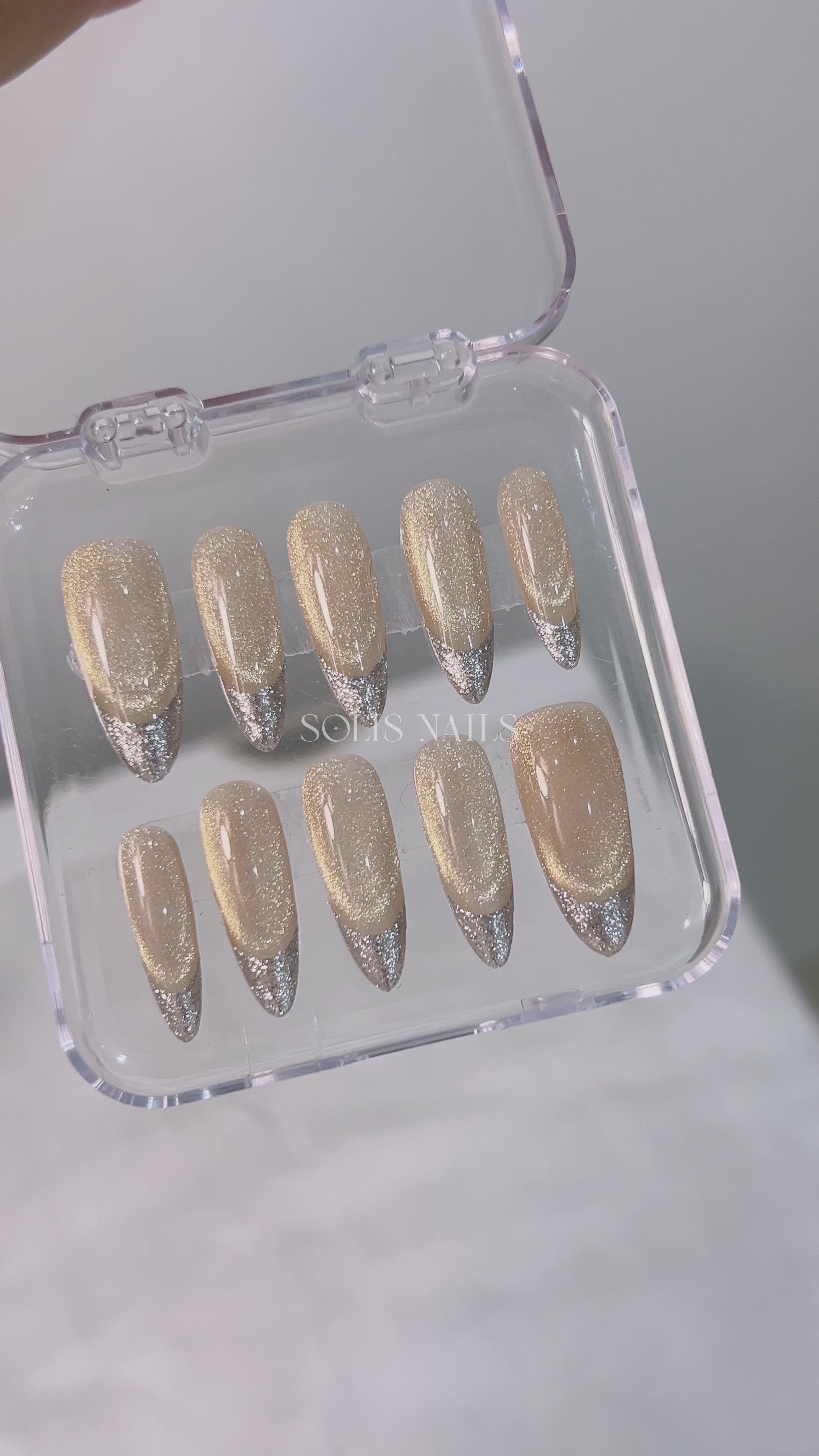 Silver Champagne Tips