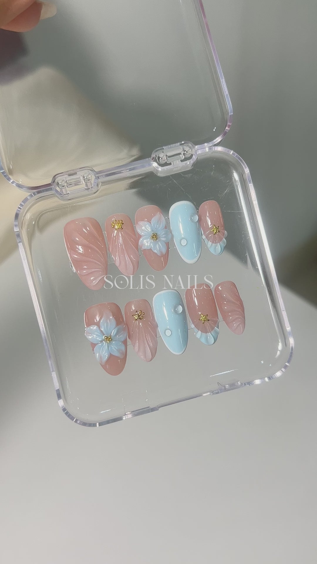 Load video: Sky Blossom Shell