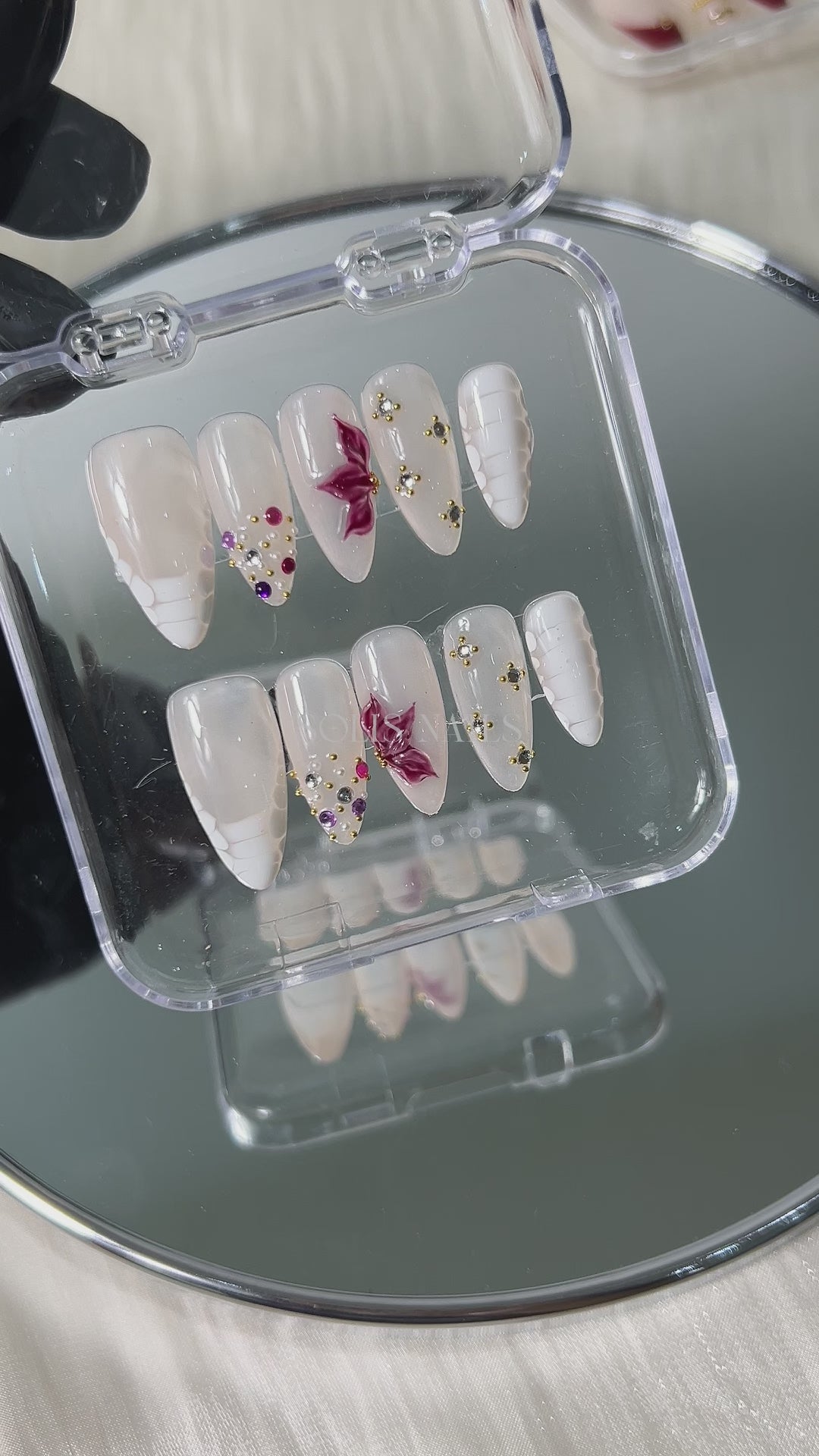 Load video: Ruby Petal Elegance