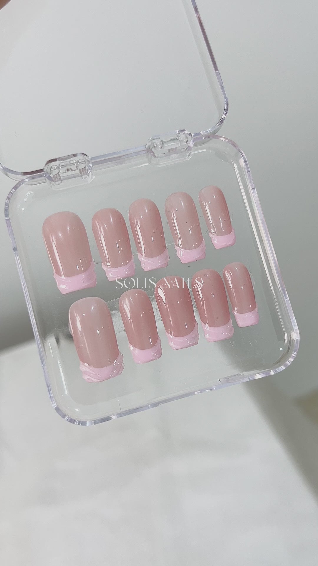 Pink Frost Tips