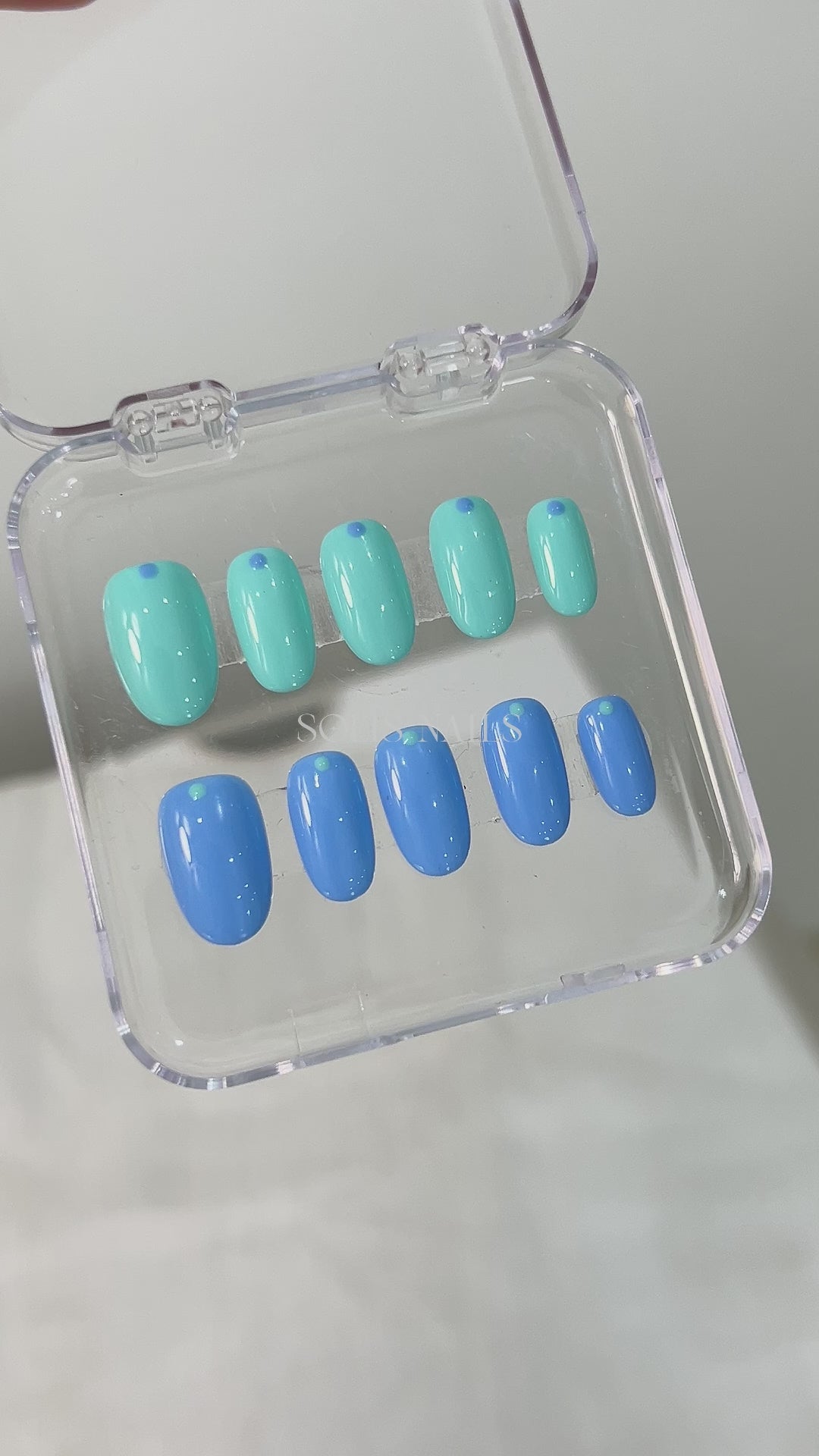 Aqua Blue Drops